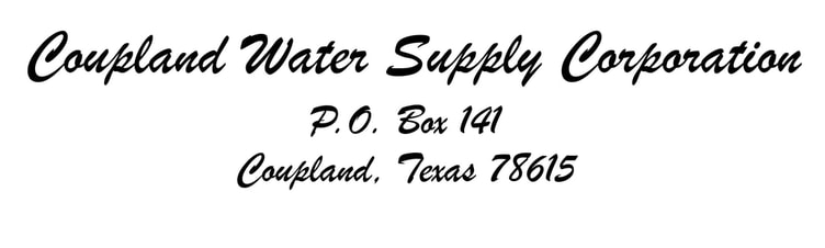 Coupland Water Supply Corporation